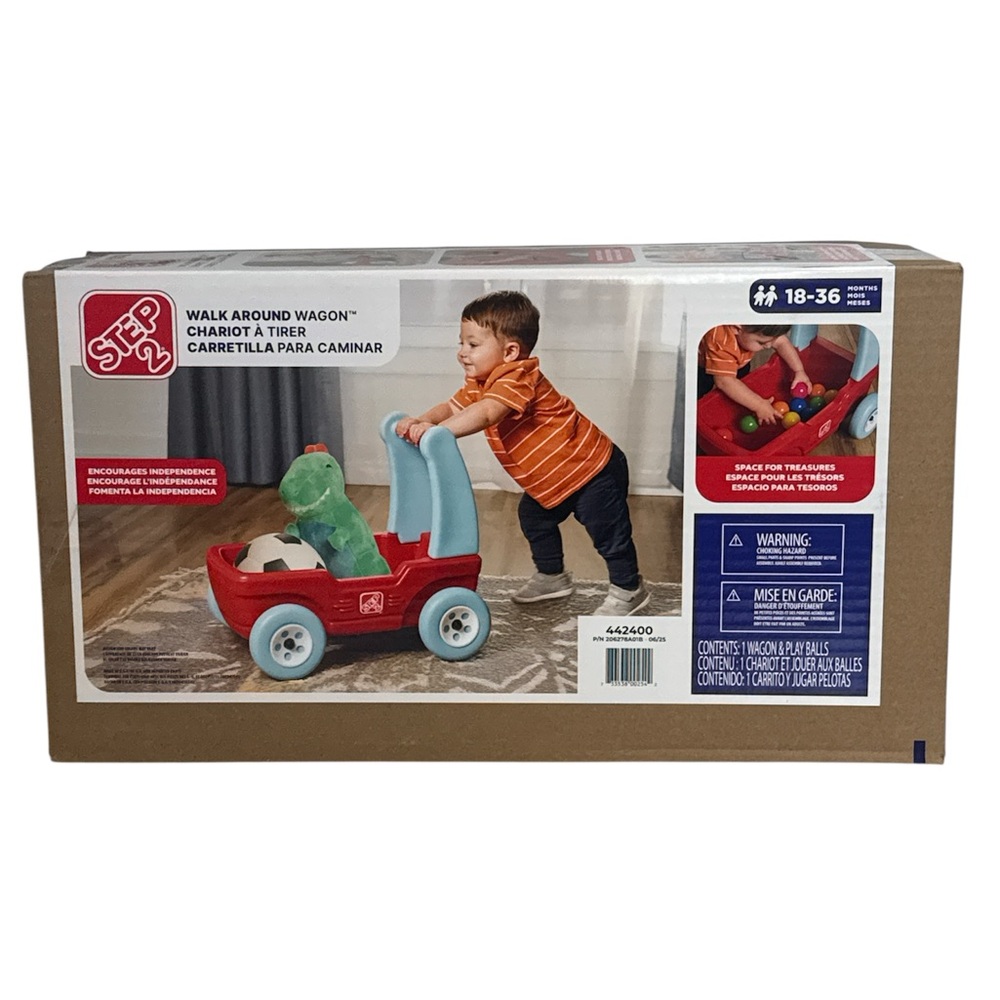 Step2 Red and Blue Walk Around Wagon for Kids